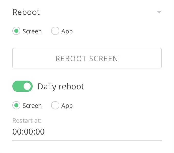 daily reboot