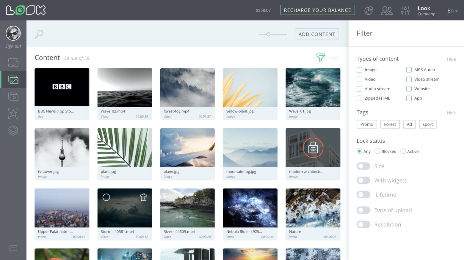 Content Filters