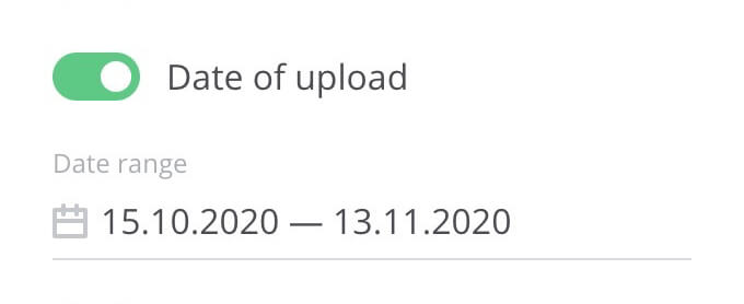 Content Upload Date