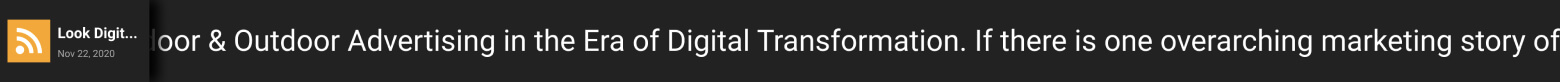 ticker tape rss