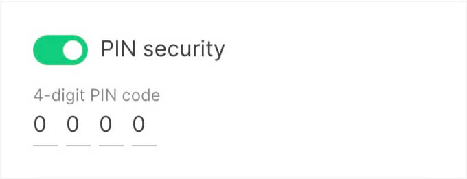 Security code